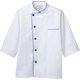 コックコート（兼用・7分袖） M 白 6-511