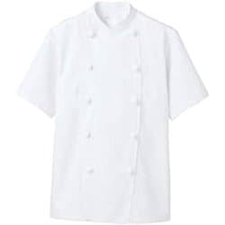 コックコート(兼用・半袖) S 白 6-612