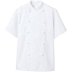 コックコート(兼用・半袖) 4L 白 6-612