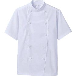 コックコート(兼用・半袖) LL 白 6-624