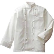 コックコート(兼用・長袖) LL 白 6-701