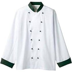 コックコート(兼用・長袖) LL 白 6-725