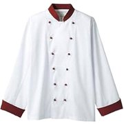 コックコート(兼用・長袖) 3L 白 6-727
