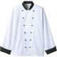 コックコート（兼用・長袖） S 白 6-715