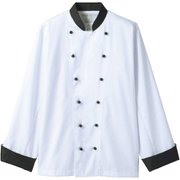 コックコート(兼用・長袖) 3L 白 6-715