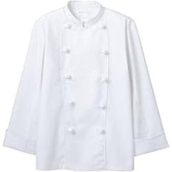 コックコート（兼用・長袖） LL 白 6-721