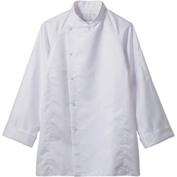 コックコート（兼用・長袖） M 白 RT6631-2