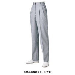 パンツ レディス LL 紺ストライプ 7-133