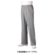 パンツ(メンズ・両脇ゴム) 3L 黒チェック 7-841