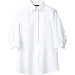 シャツ（レディス・7分袖） 13号 白 BF2203-2