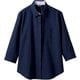 シャツ レディス 7分袖 13号 ネイビー BF2211-9