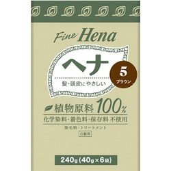 テンスター ファインヘナ 6P ブラウン [ 白髪染め]
