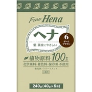 テンスター ファインヘナ 6P ダークブラウン [ 白髪染め]