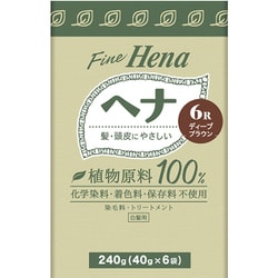 テンスター ファインヘナ 6P ディープブラウン [ 白髪染め]