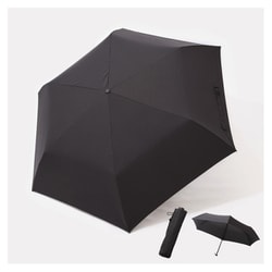 折りたたみ傘 晴雨兼用 60cm 手開き式 軽量コンパクト UVカット率99％以上 瞬撥水加工 瞬撥水Tsukumo傘 ブラック