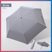 折りたたみ傘 晴雨兼用 60cm 手開き式 軽量コンパクト UVカット率99%以上 瞬撥水加工 瞬撥水Tsukumo傘 グレー