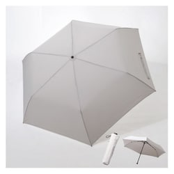 折りたたみ傘 晴雨兼用 60cm 手開き式 軽量コンパクト UVカット率99％以上 瞬撥水加工 瞬撥水Tsukumo傘 ベージュ