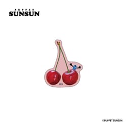 SN17-02 パペットスンスン キラキラステッカー さくらんぼ