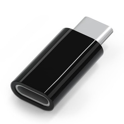 Lightning to USB Type-C 変換アダプタ USB PD60W ブラック PG-LNC01BK