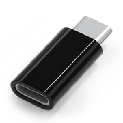 Lightning to USB Type-C 変換アダプタ USB PD60W ブラック PG-LNC01BK