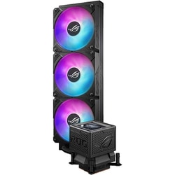 ASUS 簡易水冷CPUクーラー ROG RYUJIN III 360 ブラック Amazon | ASUS CPUクーラー 3.5インチLCD画面 ROG RYUJIN III