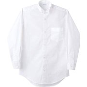 ウイングカラーシャツ(兼用・長袖) 3L 白 BS2511-2