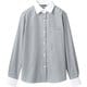 シャツ（レディス・長袖） 9号 グレーストライプ BV2201-6