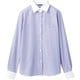 シャツ（レディス・長袖） 17号 ブルーストライプ BV2201-4