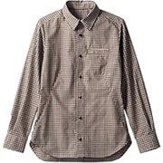 シャツ（兼用・長袖） S ブラウンチェック BW2504-72