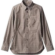 シャツ（兼用・長袖） M ブラウンチェック BW2504-72