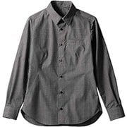シャツ（兼用・長袖） M ブラックチェック BW2504-12