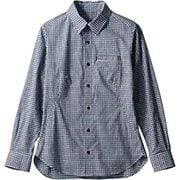 シャツ（兼用・長袖） 3L ブルーチェック BW2504-92