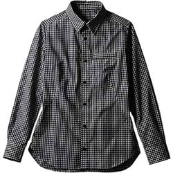 シャツ（兼用・長袖） S ブラックミニチェック BW2505-12