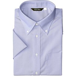 シャツ（兼用・半袖） 3L ブルー CX2504-4