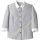 シャツ レディス 7分袖 9号 グレーストライプ MC7205