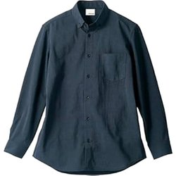 シャツ(兼用・長袖) LL ネイビー OV2501-9