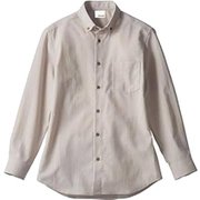 シャツ（兼用・長袖） 3L ライトグレー OV2501-8