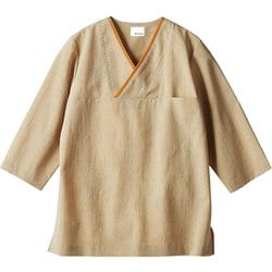 プルオーバー（兼用・7分袖） M ベージュ×オニオン OV6502-3