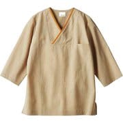 プルオーバー(兼用・7分袖) M ベージュ×オニオン OV6502-3