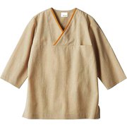 プルオーバー(兼用・7分袖) LL ベージュ×オニオン OV6502-3
