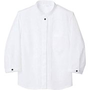 シャツ(レディス・7分袖) 9号 白 PS2141-2