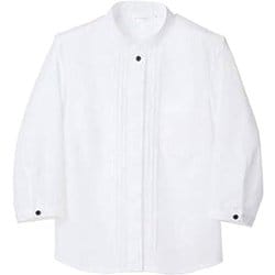 シャツ（レディス・7分袖） 15号 白 PS2141-2