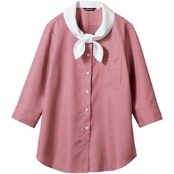 ブラウス（レディス・7分袖） 7号 ワインチェック×白 WC2231-5