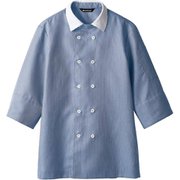 シャツ(兼用・7分袖) 3L ブルーチェック WC2631-4