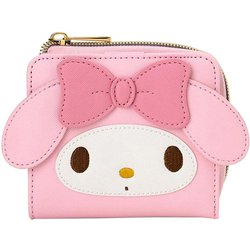 サンリオキャラクターズ フェイス形二つ折りウォレット マイメロディ