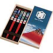 東海道 赤富士 桐箱 22.5cm 5入 箸セット 日本製 709337