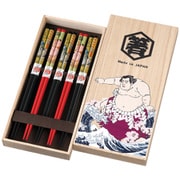 相撲 力士 桐箱 22.5cm 5入 箸セット 日本製 709351