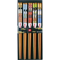 スス竹 浮世絵 22.5cm 5膳入り 日本製 311134