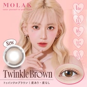 トゥインクルブラウン ワンデー 10枚入 -2.25 [カラーコンタクトレンズ]