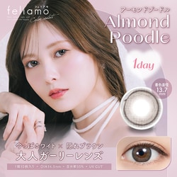 アーモンドプードル ワンデー 10枚入 -4.00 [カラーコンタクトレンズ]